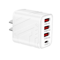 USB nabíječka 3+1 US/EU