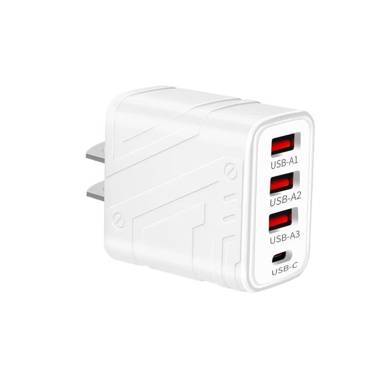 USB nabíječka 3+1 US/EU