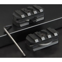 rail na helmu - 2 ks