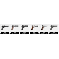 Colt 1911 pro praváka - vnější, hnědé