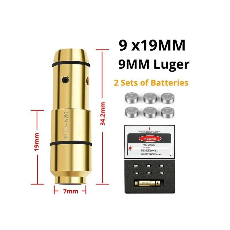 Laserový náboj - 9mm luger