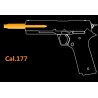 Laserový zastrkávací náboj - .17 HMR, .177