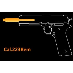 Laserový zastrkávací náboj - .22/.223