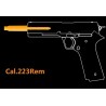 Laserový zastrkávací náboj - .22/.223