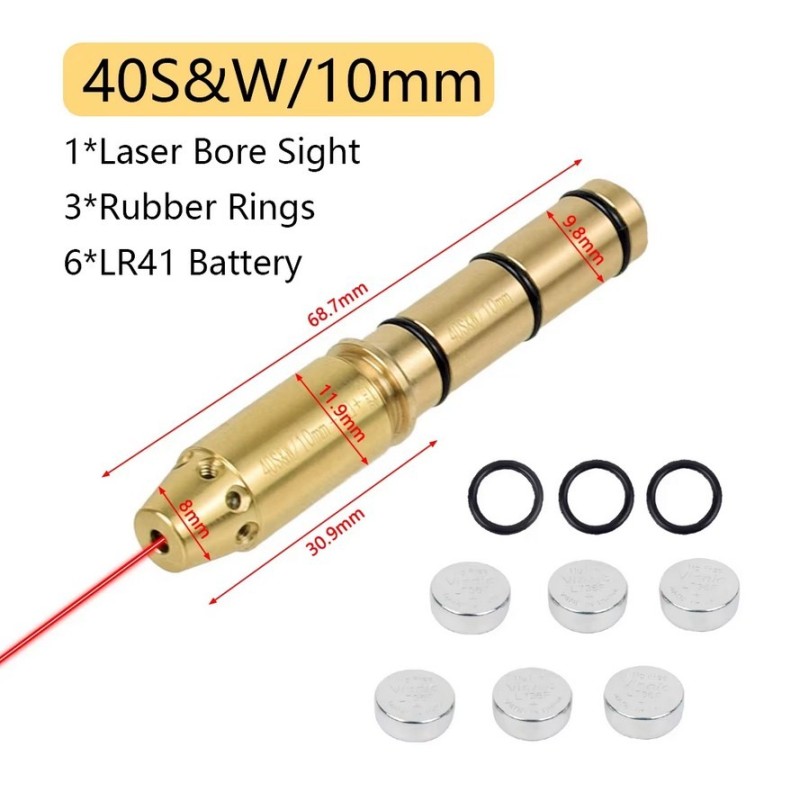 Laserový zastrkávací náboj - .40SW/10mm