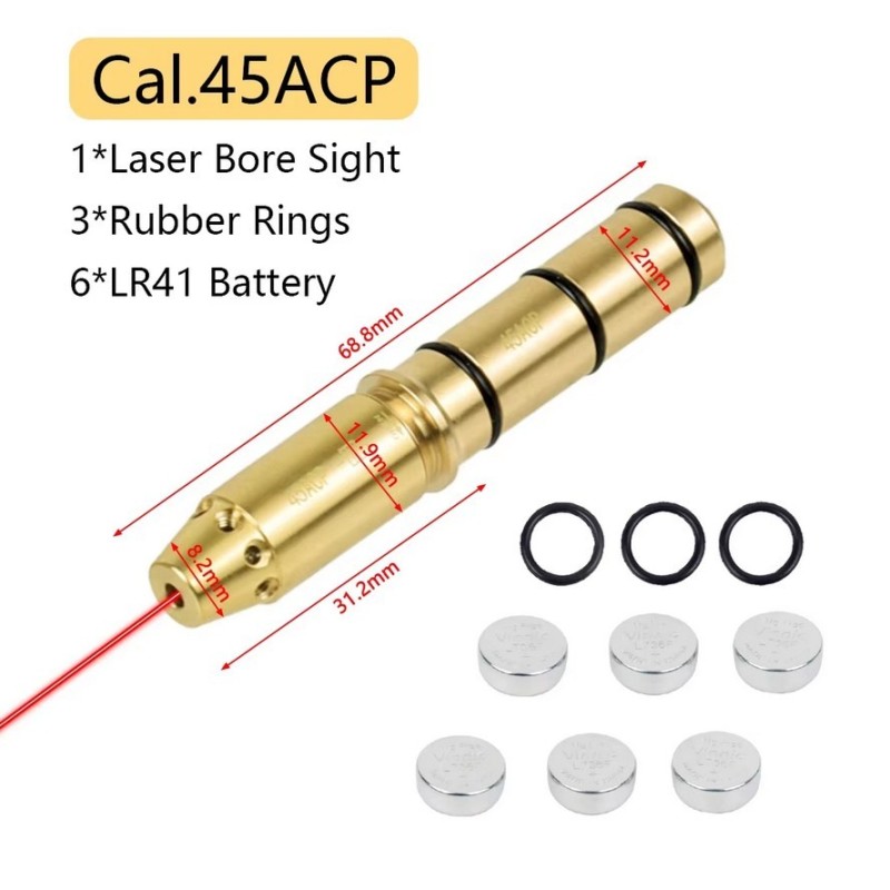 Laserový zastrkávací náboj - .45