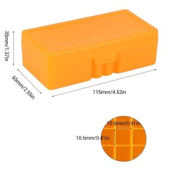 krabička na 50 nábojů - 9 mm, oranžová