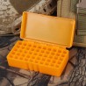 krabička na 50 nábojů - 9 mm, oranžová
