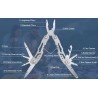 multitool s pouzdrem - stříbrný